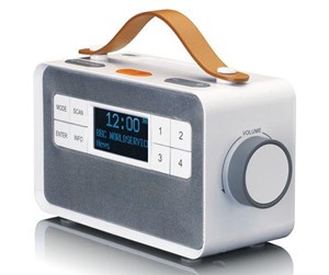 DAB, nettverks- og klokkeradio - Lenco PDR-065WH - Portable FM/DAB+ radio with big buttons and "Easy Mode" function - DAB+/FM - Stereo - Hvit - PDR-065WH