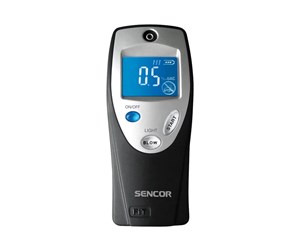 Annen personlig pleie - Sencor SCA BA02 - alcohol tester - black / silver - SCA BA02