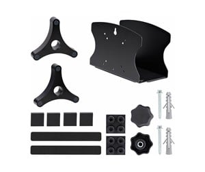 Kabinett-tilbehør - StarTech.com PC Wall Mount Bracket For Desktop Computers Up To 40lb Toolless Width Adjustment 1.9-7.8in (50-200mm) Heavy-Duty Steel CPU Tower/Case Shelf/Holder - 2NS-CPU-WALL-MOUNT