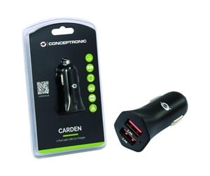 Mobil - Adaptere og ladere - Conceptronics Conceptronic CARDEN car power adapter - USB - 24 Watt - CARDEN04B