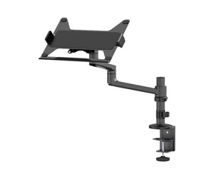 Veggmontering, AV-braketter & AV-møbler - Neomounts by NewStar Neomounts DS20-425BL1 mounting kit - full-motion - for notebook - black 5 kg 11.6"-17.3" 100 x 100 mm - DS20-425BL1