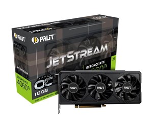 Grafikkort - Palit GeForce RTX 4060 Ti JetStream OC - 16GB GDDR6 RAM - Grafikkort - NE6406TU19T1-1061J