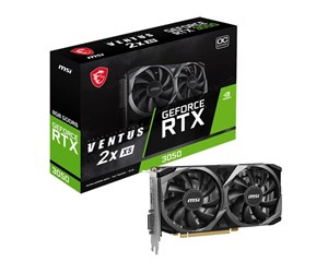 Grafikkort - MSI GeForce RTX 3050 VENTUS 2X - 8GB GDDR6 RAM - Grafikkort - RTX 3050 VENTUS 2X XS 8G OC