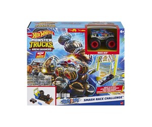 Leketøysbil - Hot Wheels Monster Trucks Arena Smashers™ Race Ace Smash Race Challenge™ Playset - HNB89