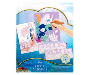 Kreative leker - Canenco The Little Mermaid Felt Art and Coloring Book - TLM23351