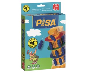 Brettspill & Puslespill - Jumbo Tower Of Pisa Travel Game - 12679