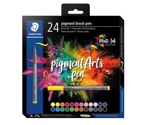 Skrive- & Tegneverktøy - Staedtler Pigment brush 371 24 pcs. Cardboard box - 371 C24