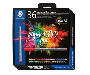 Skrive- & Tegneverktøy - Staedtler Pigment brush 371 36 pcs. Cardboard box - 371 C36