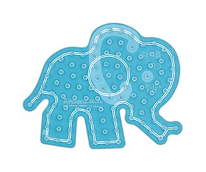 Kreative leker - Hama Iron on Beads Plate Maxi - Little Elephant - 8230