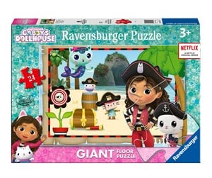 Puslespill - Ravensburger Gabby's Dollhouse Giant Floor puzzle B 24p Gulv - 10103179