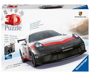 Puslespill - Ravensburger Porsche 911 MK2 GT3 Cup 108p 3D Puslespill - 10311557