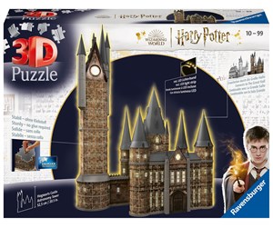 Puslespill - Ravensburger Hogwarts Castle Astronomy Tower 540p 3D Puslespill - 10411551