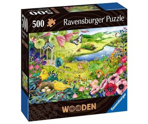 Puslespill - Ravensburger Wooden Nature Garden 500p - 10217513