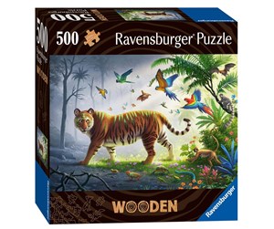 Puslespill - Ravensburger Wooden Tiger 500p - 10217514