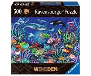 Puslespill - Ravensburger Wooden Under the Sea 500p - 10217515