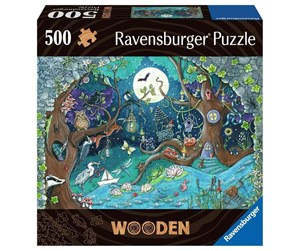 Puslespill - Ravensburger Wooden Fantasy Forest 500p - 10217516