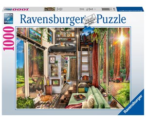 Puslespill - Ravensburger Redwood Forest Tiny House 1000p - 10217496