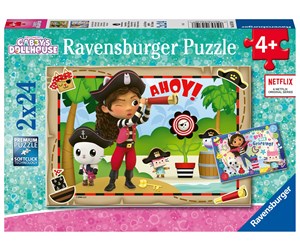 Puslespill - Ravensburger Gabby's Dollhouse 2x24p - 10105710