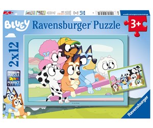 Puslespill - Ravensburger Bluey 2x12p - 10105693