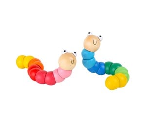 Babyleker - Small Foot - Wooden Caterpillar Motor Skills - 10961