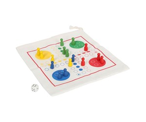 Brettspill & Puslespill - Small Foot - Wooden Ludo Travel Game - 12022