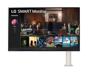 Skjerm - 32" LG 32SQ780S-W - 3840x2160 - 65Hz - VA - USB-C - Smart Monitor - 32SQ780S-W