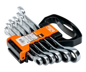 Håndverktøy - BAHCO 1RM/SH6 ring ratchet wrench set - 1RM/SH6