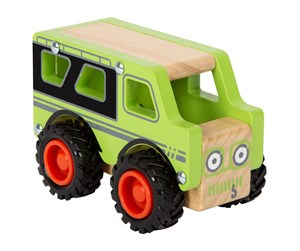 Babyleker - Small Foot - Wooden Off-Road Jeep Green - 12288