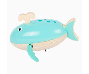 Leketøysbil - Small Foot - Bath Toy Wooden Whale Wind Up - 11659