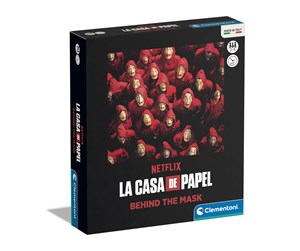 Brettspill & Puslespill - Clementoni Netflix: Money Heist - Behind The Mask (La Casa de Papel) (English) - 16637