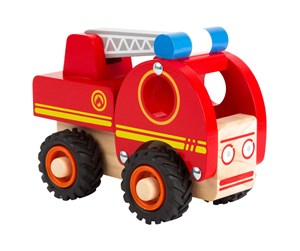 Babyleker - Small Foot - Wooden Fire Truck with Ladder - 11075