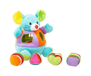 Babyleker - Small Foot - Shape Sorter Mouse Plush 5dlg. - 11419