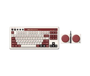 Tastatur - 8BitDo Retro Mechanical Keyboard - Fami Edition - Tastatur & Numerisk sett - Engelsk - Storbritannia - Brun - RET00377