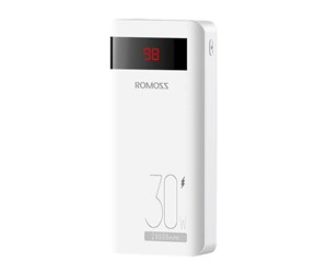 Nødlader - ROMOSS Sense6PS Pro Nødlader - Hvit - 20000 mAh - PSN20-191-1133H