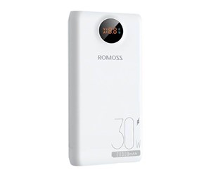 Nødlader - ROMOSS SW20S Pro Nødlader - Hvit - 20000 mAh - PSW20-392-1133H