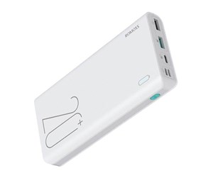 Nødlader - ROMOSS Sense 6+ Nødlader - Hvit - 20000 mAh - PH80-C02-02