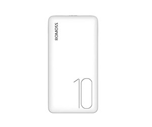 Nødlader - ROMOSS PSP10 Nødlader - Hvit - 10000 mAh - PSP10-102-1135