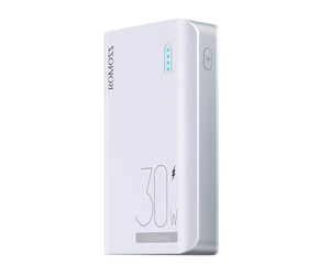 Nødlader - ROMOSS Sense 4S Pro Nødlader - Hvit - 10000 mAh - PPH10-291-1133H