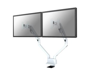 Skjermholder - Neomounts by NewStar Neomounts FPMA-D750DWHITE2 mounting kit - full-motion - for 2 LCD displays - white - FPMA-D750DWHITE2