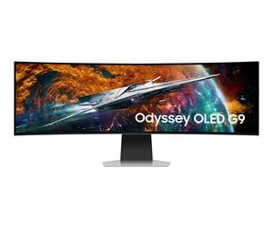 Skjerm - 49" Samsung Odyssey OLED G9 - 5120x1440 (DQHD) - 240Hz - OLED - USB-C - Curved - LS49CG950SUXEN