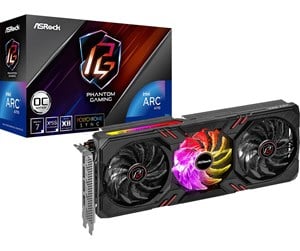 Grafikkort - ASRock Arc A770 Phantom Gaming OC - 16GB GDDR6 RAM - Grafikkort - 90-GA4KZZ-00UANF