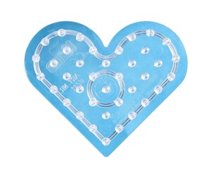 Kreative leker - Hama Iron-on Bead Plate Maxi - Small Heart - 8231