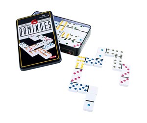 Brettspill & Puslespill - Small Foot - Domino Game 6 Colors - 3494