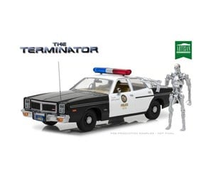 Modellbiler - Greenlight 1977 Dodge Monaco Metropolitan Police Car Vehicle Playset (2 Pieces) - 0819725020107