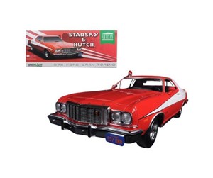 Modellbiler - Greenlight Starsky and Hutch 1976 Ford Gran Torino Car Play Vehicle 1:18 - 0812982021450