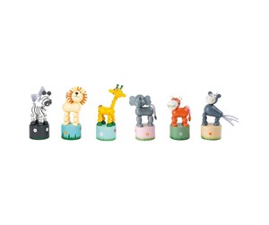 Treleker - Small Foot - Wooden Print Figure Wild Animals Set - 7924