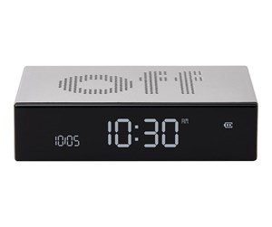 Dekorasjon - Lexon FLIP Premium - alarm clock - electronic - desktop - alu - LR152A