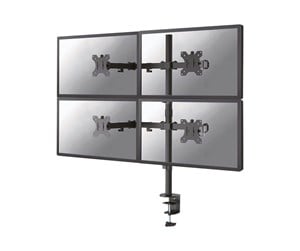 Skjermholder - Neomounts by NewStar Neomounts FPMA-D550D4 mounting kit - full-motion - for 4 flat panels - black - FPMA-D550D4BLACK