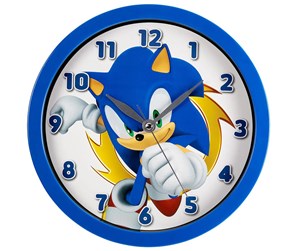 Reklameartikler - Peers Hardy - Wall Clock Sonic the Hedgehog - Veggklokke - 5018479127253