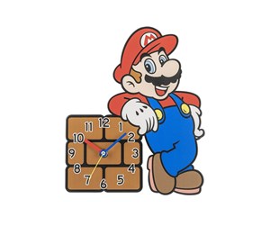 Reklameartikler - Peers Hardy - Wall Clock Super Mario - Veggklokke - 5018479127932